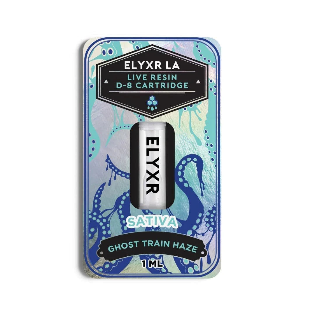 Delta 8 Live Resin Cartridge Ghost Train Haze Sativa - 1ml