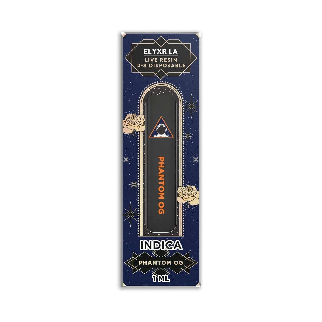 Delta 8 Live Resin Disposable Phantom OG Indica - 1ml