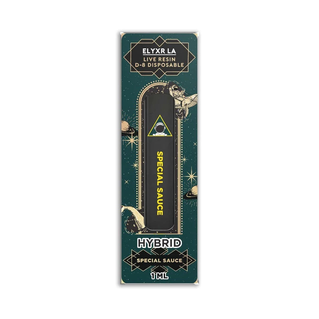 Delta 8 Live Resin Disposable Special Sauce Hybrid - 1ml