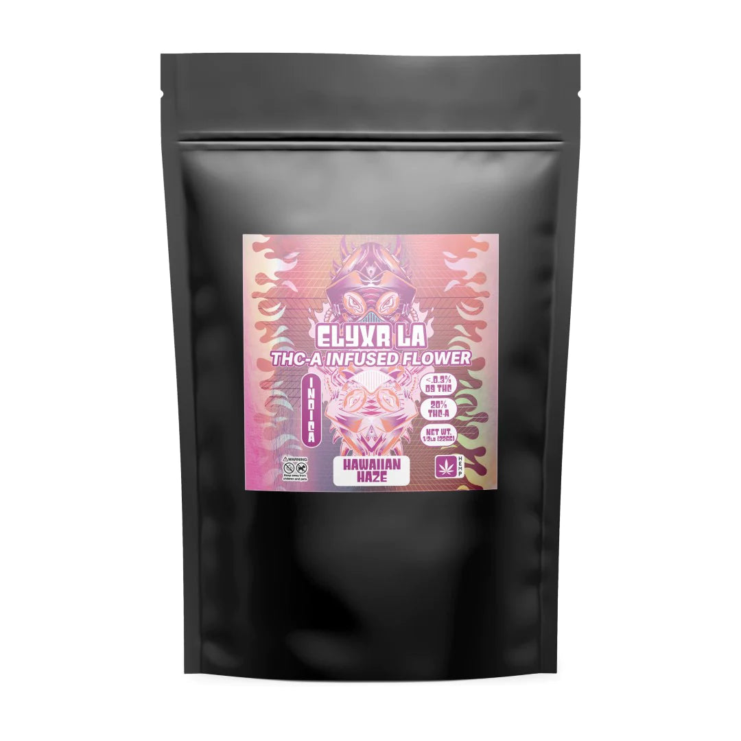 THC-A Infused Flower Nuggs Hawaiian Haze Indica 1/2lb - 22gg
