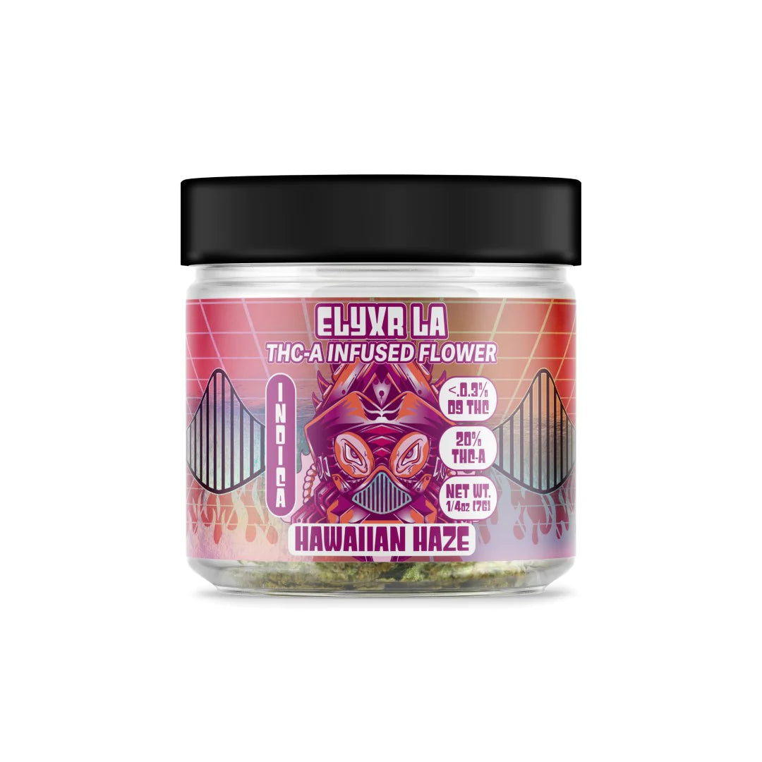 THC-A Infused Flower Nuggs Hawaiian Haze Indica 1/4oz - 7g