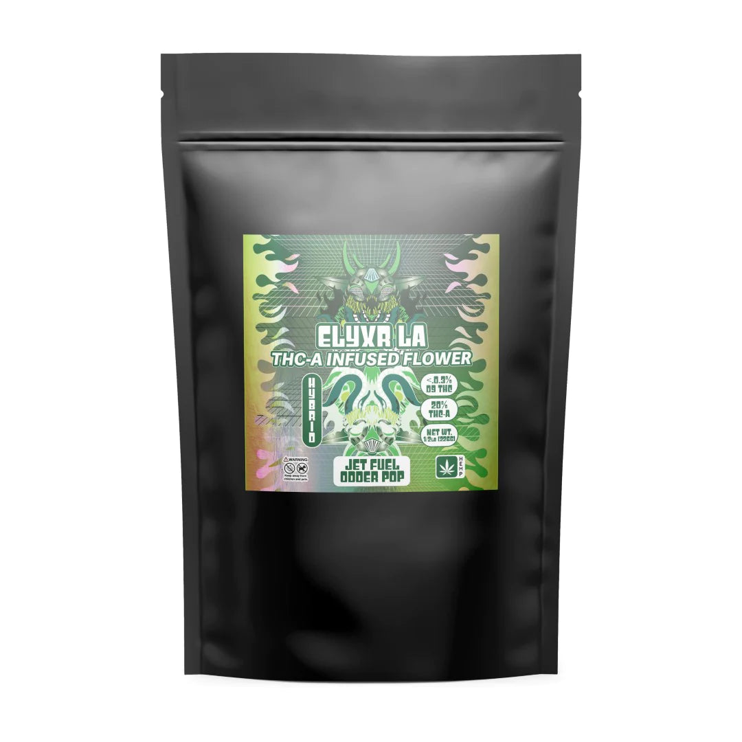 THC-A Infused Flower Nuggs Jet Fuel Odder Pop Hybrid 1/2lb - 22gg