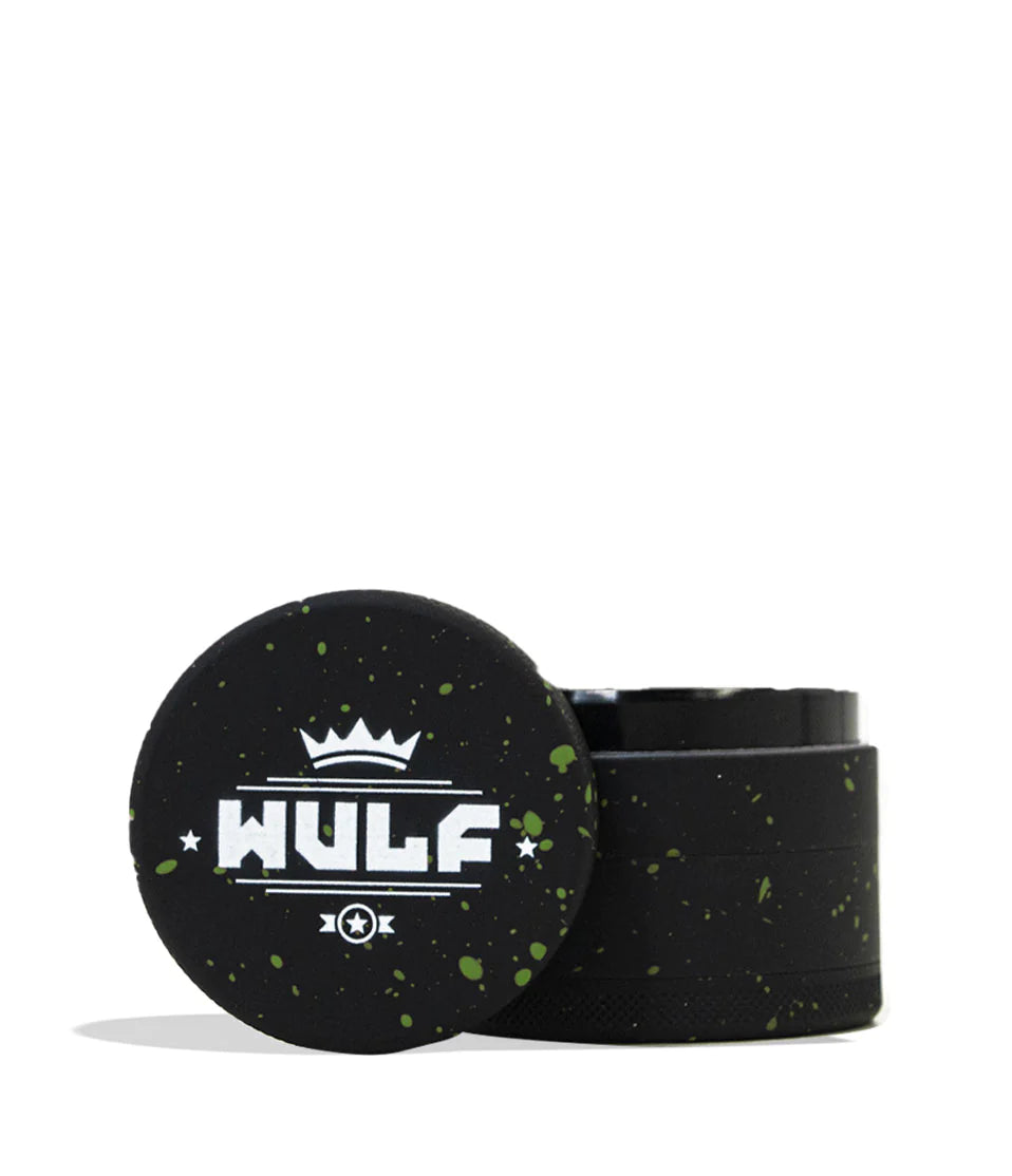 Yocan Wulf Mods 4pc 65mm Spatter Grinder - Black Green