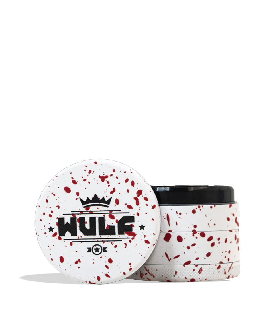 Yocan Wulf Mods 4pc 65mm Spatter Grinder - WHITE-RED