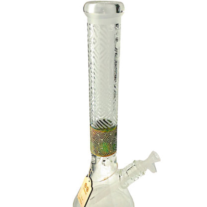 16.5″ CHEECH Frosted Robort Beaker Glass Water Pipe