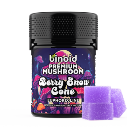 Binoid Premium Mushroom Microdose Gummies (900mg)