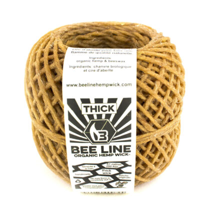 Bee Line Thick Organic Hemp Wick