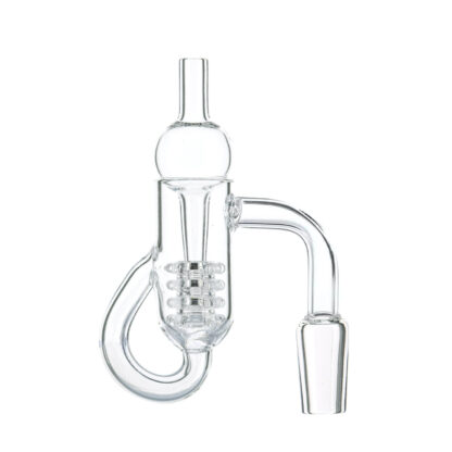 Diamond Knot Loop Quartz Banger & Carb Cap
