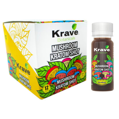 Krave Mushroom Kratom Liquid Shot