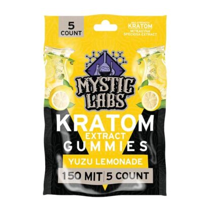 Mystic Labs Kratom Gummies 5 Count Bag