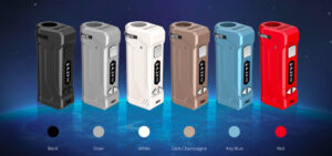 Uni Pro 2.0 Box Mod Vaporizer Battery by Yocan - Variety of Color Options with Vibrant Background - for Mobile Devices