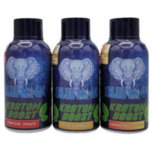 Blue Magic Kratom Boost Energy Shot 4Pack - 2oz