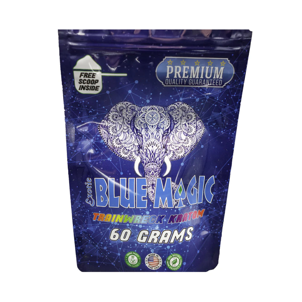 Blue Magic Kratom Capsules Trainwreck - 60gr