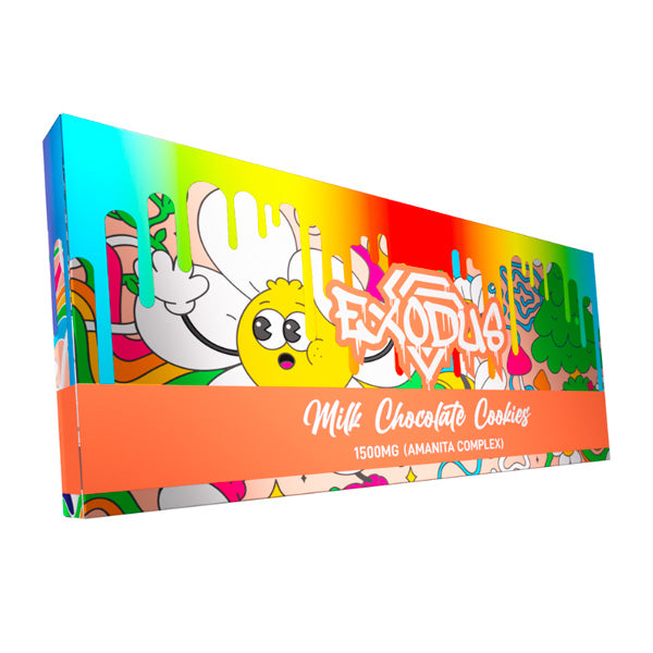 Exodus Amanita Chocolate Bars Milk Chocolate Cookies 1500mg
