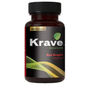 Krave Kratom Capsules Red Dragon - 150ct