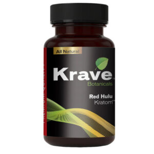 Krave Kratom Capsules Red Hulu - 150ct