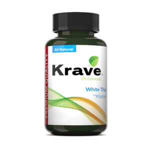 Krave Kratom Capsules White Thai - 150ct