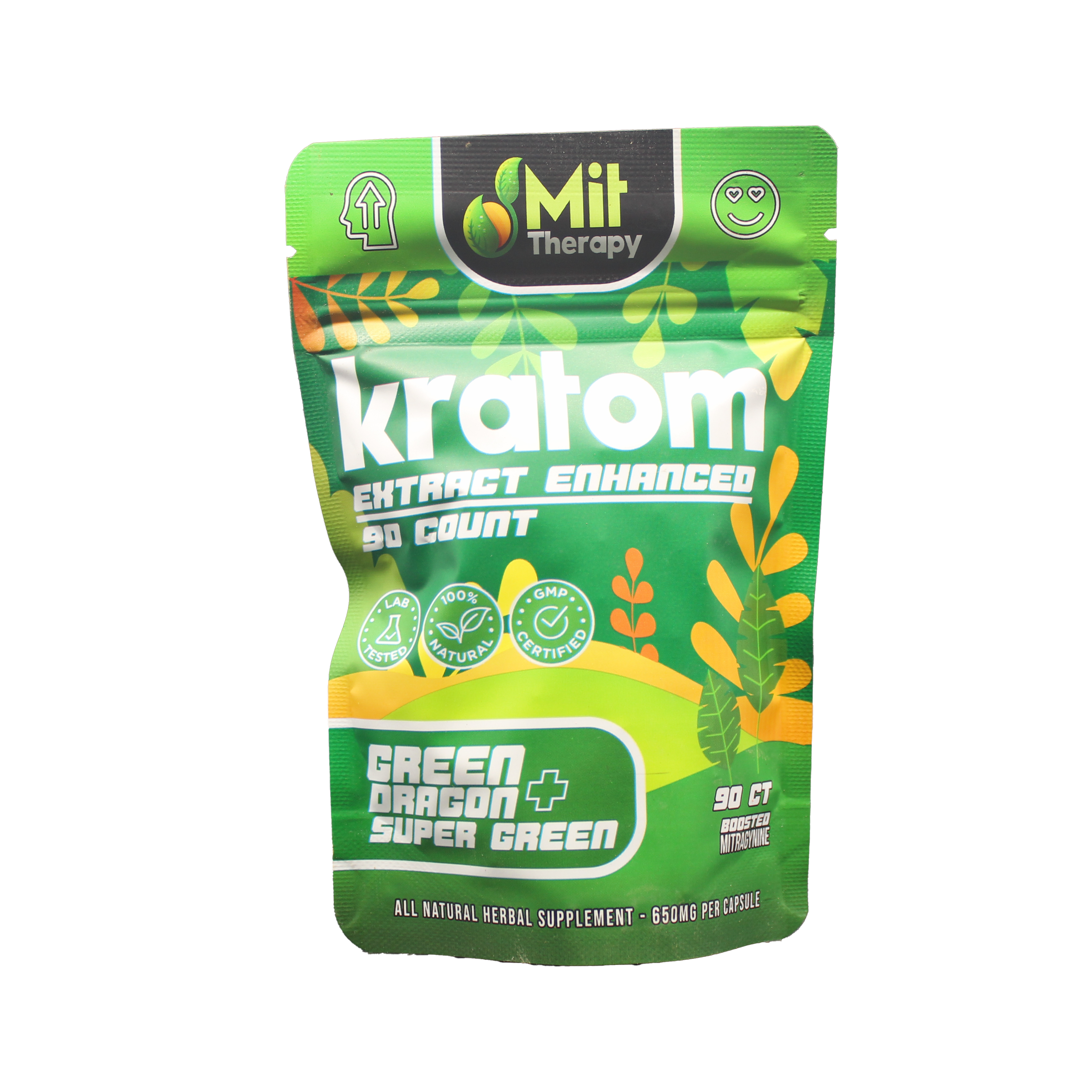 Mit Therapy Kratom Capsules Green Dragon - 90ct