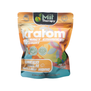 Mit Therapy Kratom Capsules Green Hulk Yellow Kong - 150ct
