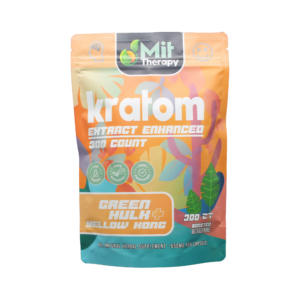 Mit Therapy Kratom Capsules Green Hulk Yellow Kong - 300ct