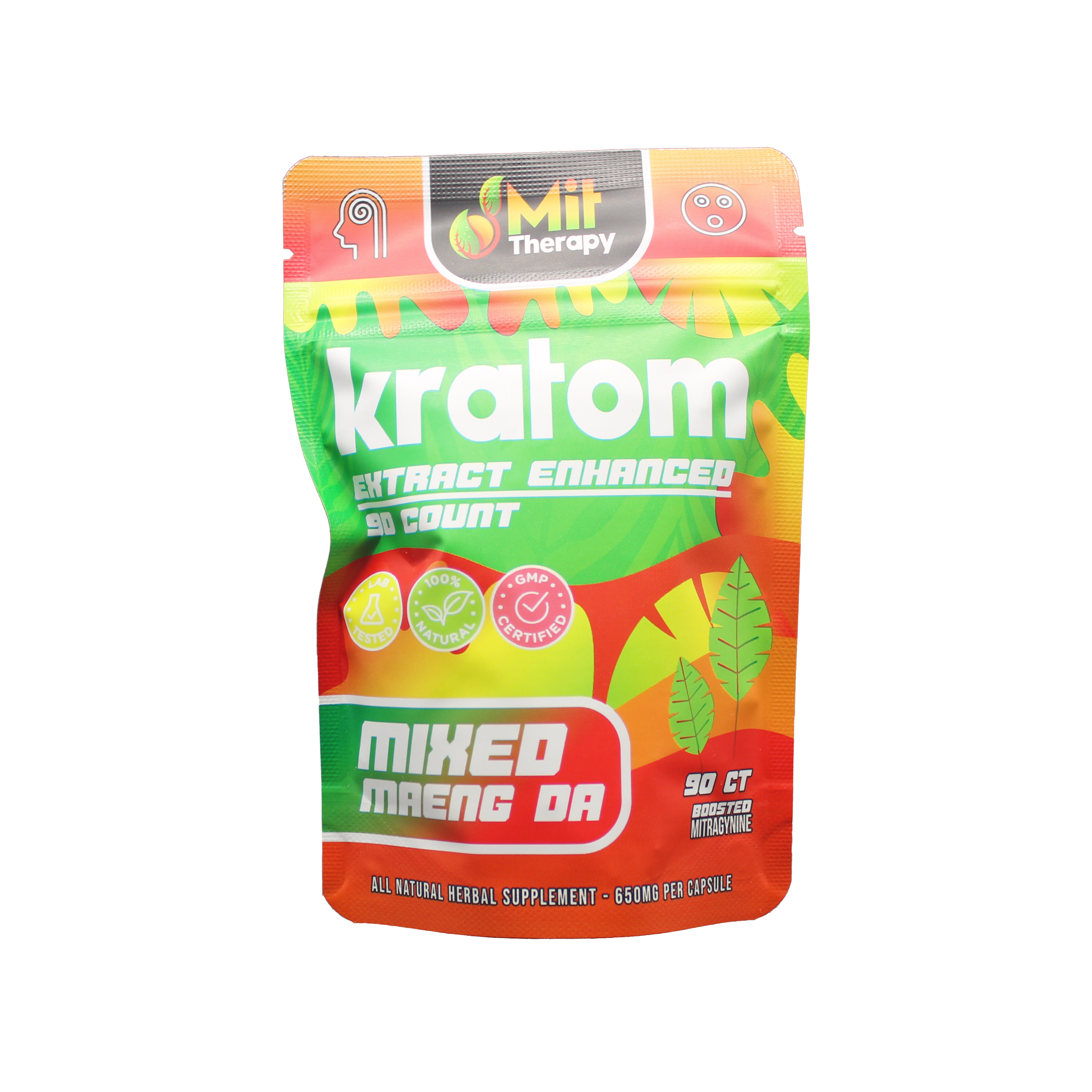 Mit Therapy Kratom Capsules Mixed Maeng Da - 90ct