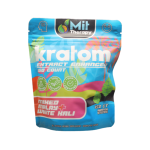 Mit Therapy Kratom Capsules Mixed Malay White Kali - 150ct