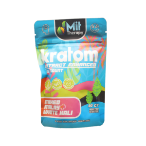 Mit Therapy Kratom Capsules Mixed Malay White Kali - 90ct