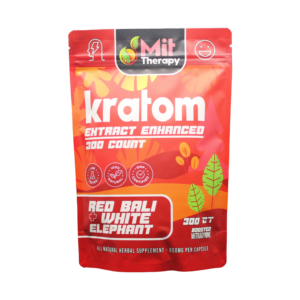 Mit Therapy Kratom Capsules Red Bali - 300ct