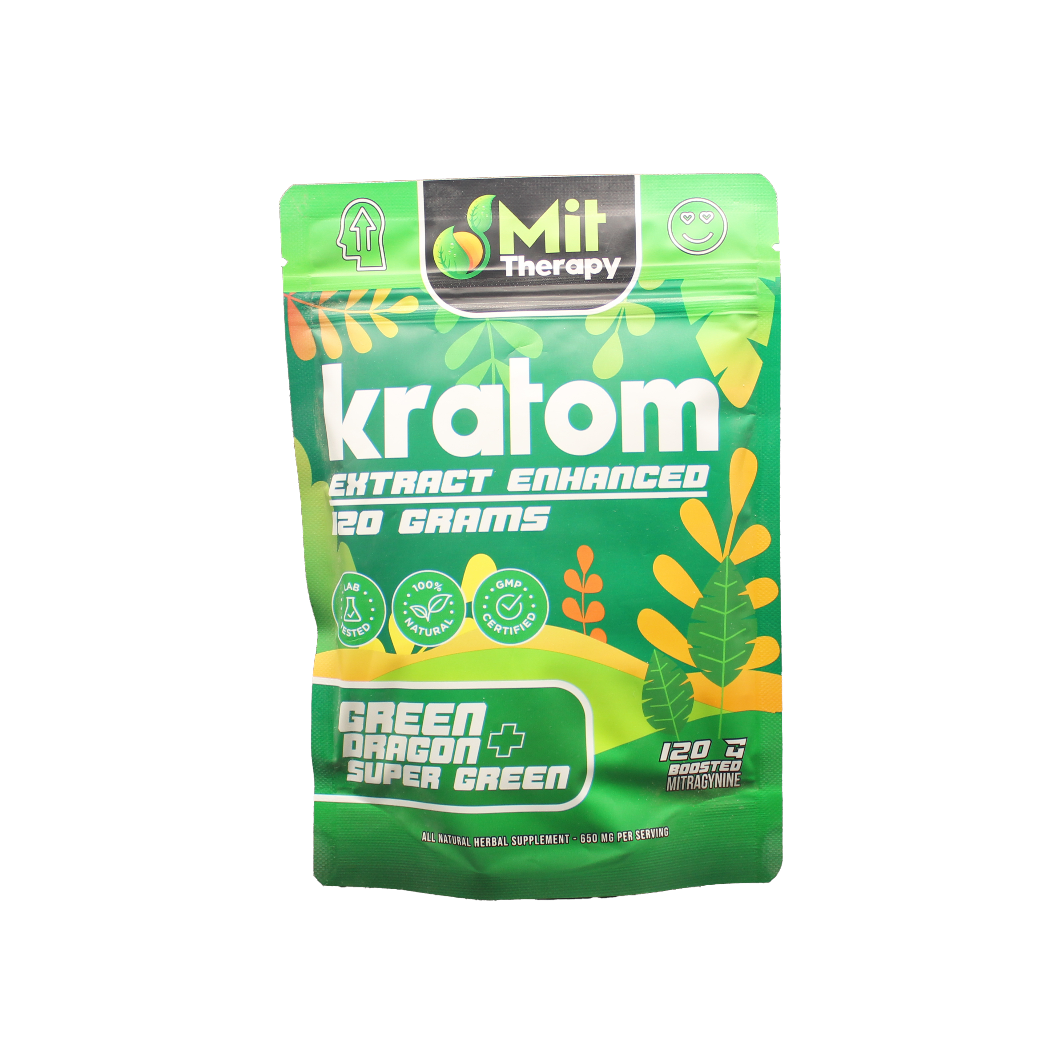 Mit Therapy Kratom Powder Green Dragon Super Green - 120gr