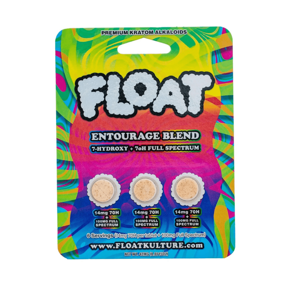 Float Entourage Blend 7-Hydroxy 7OH Full Spectrum Tablets
