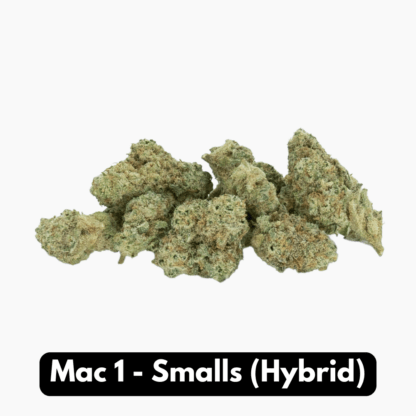 Natural THC-A Flower (Hybrid ~ Mac 1 – Smalls)