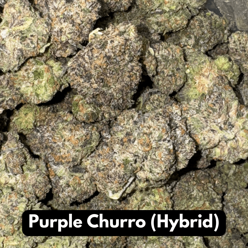 Buy Natural THC-A Flower - Purple Churro Hybrid Strain