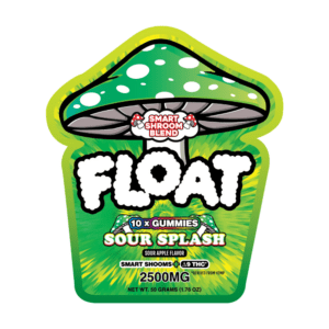 Float Smart Mushroom Blend & D9 Gummies - Sour Splash (2500mg)