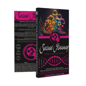 Sacred Journey Mushroom Chocolate Bar - White Chocolate Strawberry