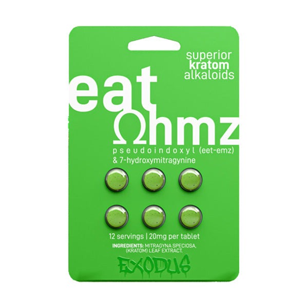 Exodus Eat Ohmz Pseudoindoxy 7-Hydroxy Tablets 20mg 6ct