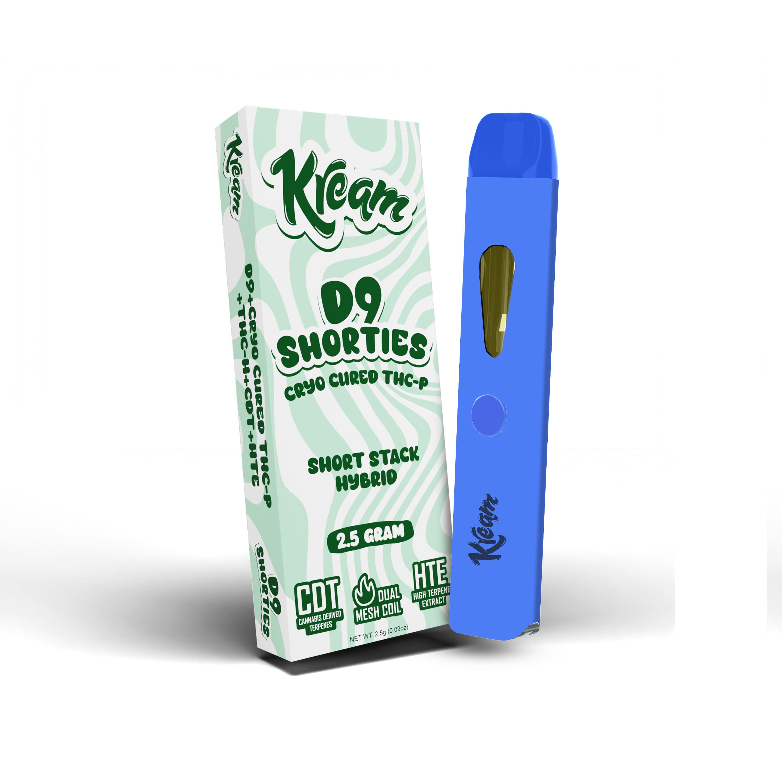 Kream D9 Shorties Disposable (2500mg) - Short Stack Hybrid