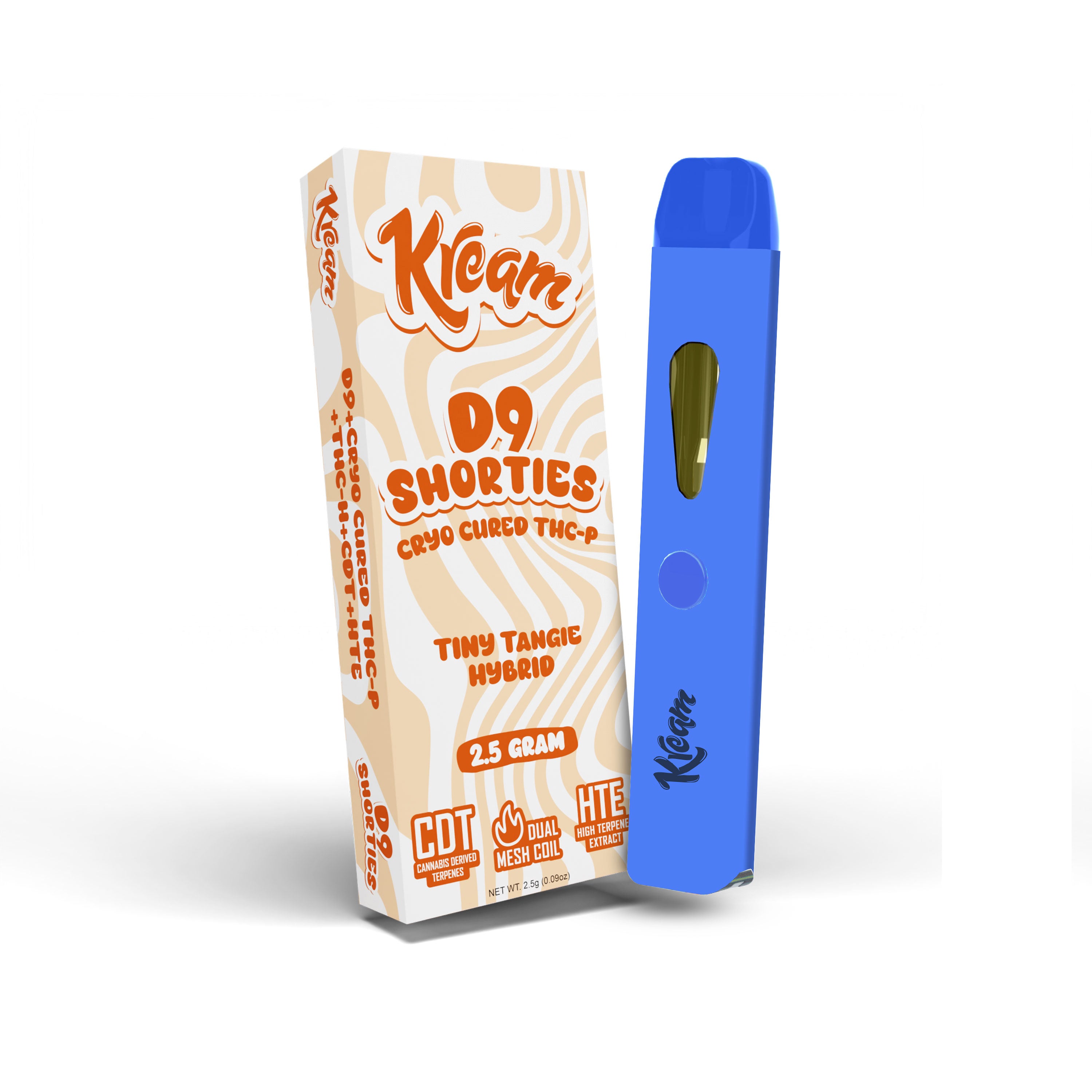 Kream D9 Shorties Disposable - Tiny Tangie
