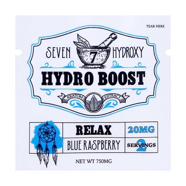 Hydro Boost 7Hydroxy Tablet 20mg Relax Blue Raspberry