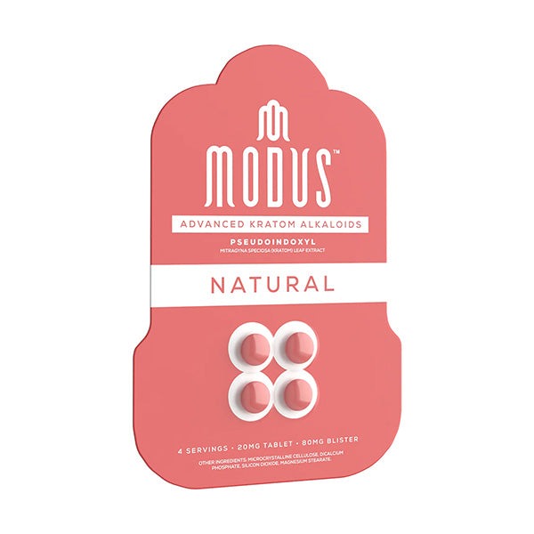 Modus Pseudo Kratom Tablets 20mg 4ct Natural